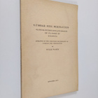 Wille Waris : Lumbar disc herniation : Clinical studies a... - pikkukuva 1
