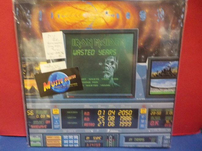 IRON MAIDEN - WASTED YEARS EU -86 M-/EX- LP