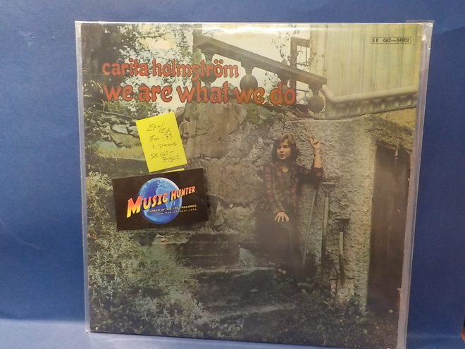 CARITA HOLMSTRÖM - WE ARE WHAT WE DO EX+/EX FIN -73 LP