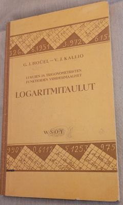 Logaritmitaulut - G.J.Hoüel