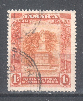Jamaica 1920 1 sh. merkki.