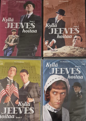 Kyllä Jeeves hoitaa - Koko sarja -DVD.VAIN 1 AVATTU
