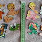 Paperinuket 3 vauvaa 1950-luku - pikkukuva 1