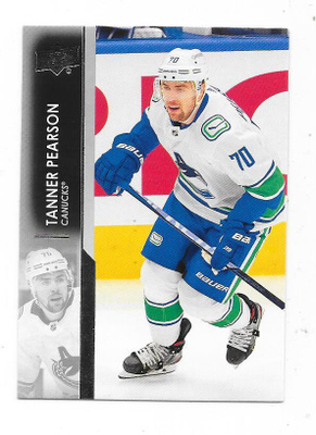 2021-22 Upper Deck #178 Tanner Pearson , Vancouver Canucks