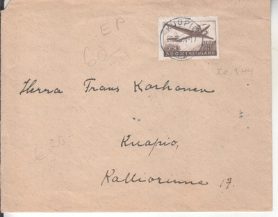 FDC 1944 Aero loistoleimalla