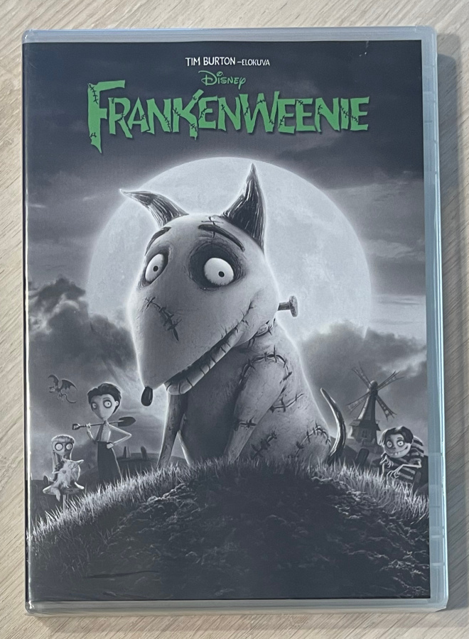 Tim Burton: FRANKENWEENIE (2012) animaatiokomedia (UUSI)