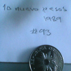 Uruguay 10 nuevo pesos 1989, km#93 - pikkukuva 2