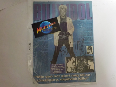 BILLY IDOL NIMIKIRJOITUS