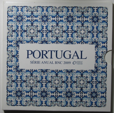 2009 PORTUGAL 1c- 2 € BNC sarja