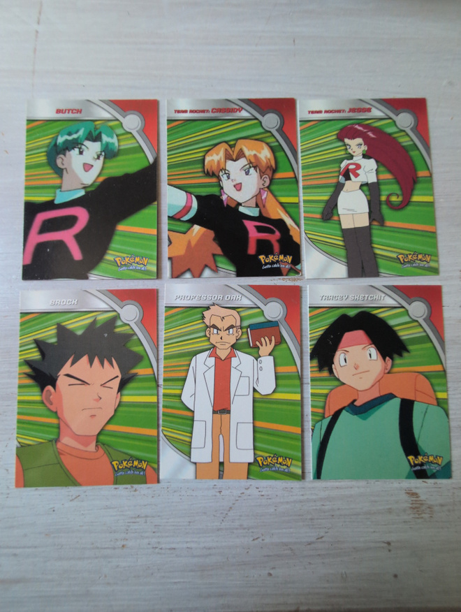 6kpl Heroes & Villains kortteja Pokemon