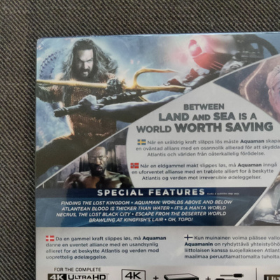 Aquaman and the lost kingdom 4k ultra hd steelbook uusi