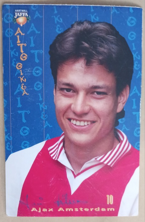 Jari Litmanen, pain. signeeraus, mainospk, ei p.