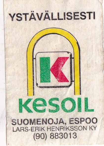 Espoo, Suomenoja, Lars-Erik Henriksson Ky , Kesoil      s9/2