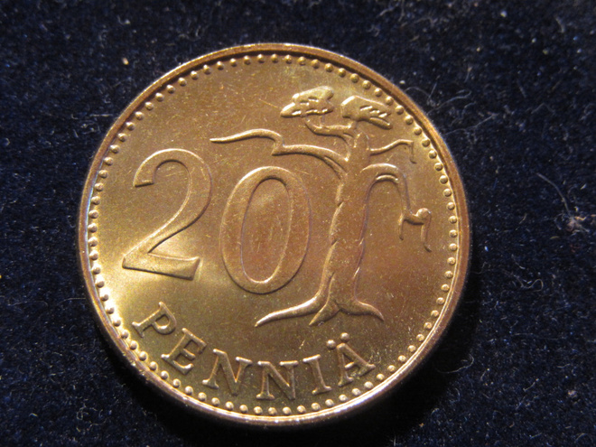 20 penniä 1989