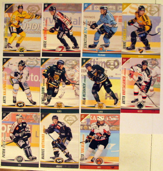 Cardset 2015-16 ROOKIE kortteja /999