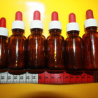Tyhjiä pipettipulloja 6kpl 15 mm 20 mm 30 mm - pikkukuva 1