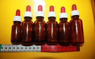 Tyhjiä pipettipulloja 6kpl 15 mm 20 mm 30 mm