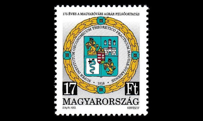 Unkari 4263 ** Magyaróvárin maatalousoppilaitos 175v (1993