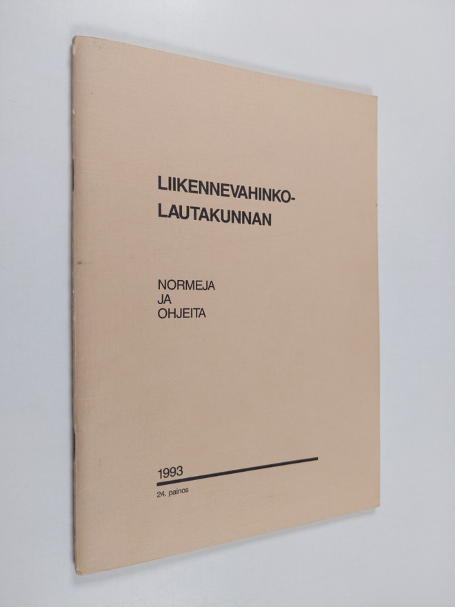 Liikennevahinkolautakunnan normeja ja ohjeita 1997