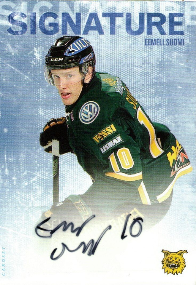 2016-17 Cardset EEMELI SUOMI Ilves Signature nimmari