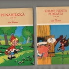 Väridia satukirjoja 10 kpl vanhoja, txt suom. ja engl, K3 - pikkukuva 1