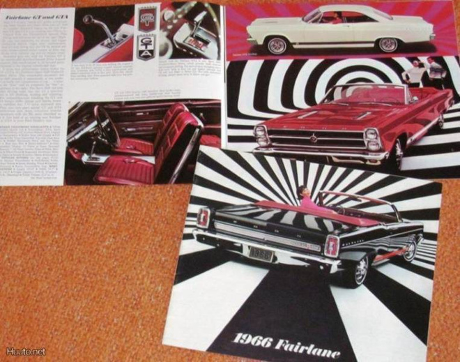 1966 Ford Fairlane esite - KUIN UUSI - 16 siv - GT GTA