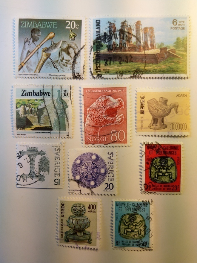 Postimerkki arkeologia 10 erilaista