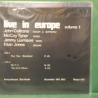 THE JOHN COLTRANE QUARTET - IN EUROPE VOL. 1 EX+/EX+ LP - pikkukuva 2