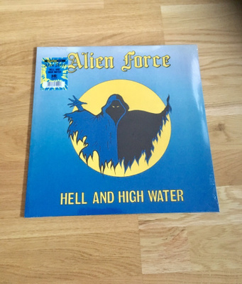 Alien Force – Hell And High Water LP (Splatter Vinyl, HRR)