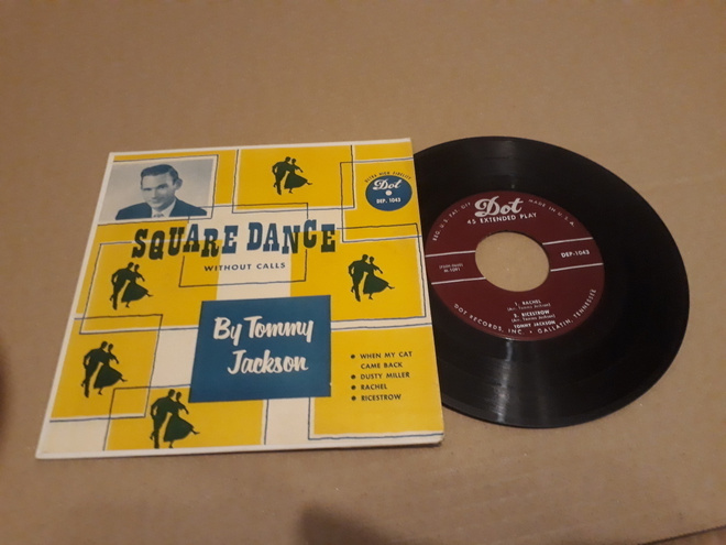 Tommy Jackson - Square Dance Without Calls ep ps country -55