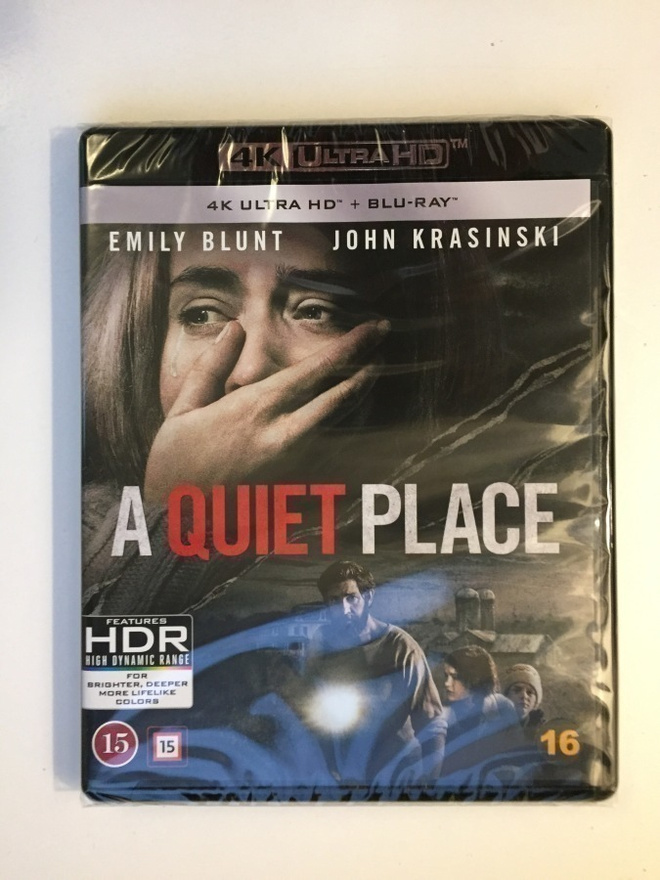 A Quiet Place (4K Ultra HD + Blu-ray) Emily Blunt (2018 UUSI