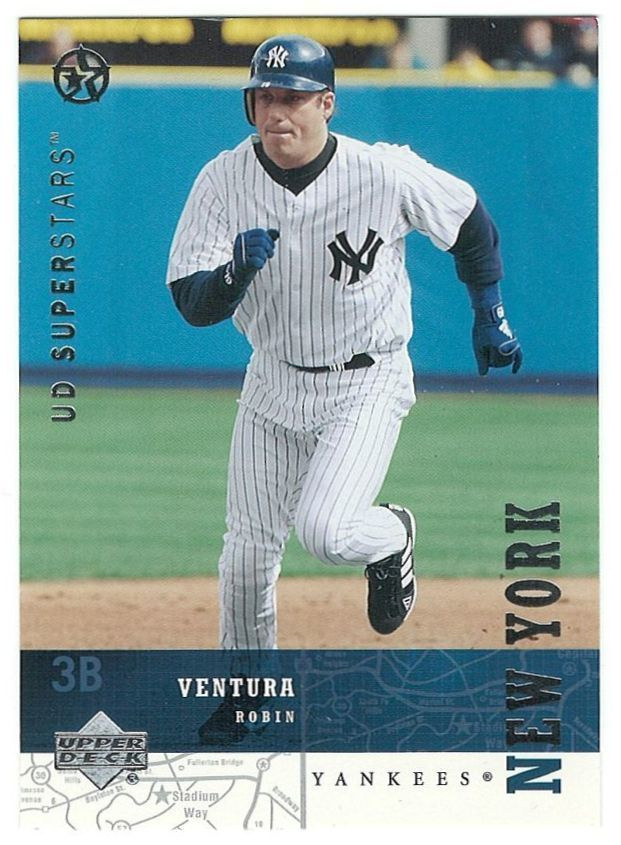 02-03 UD Superstars #149 Robin Ventura New York Yankees