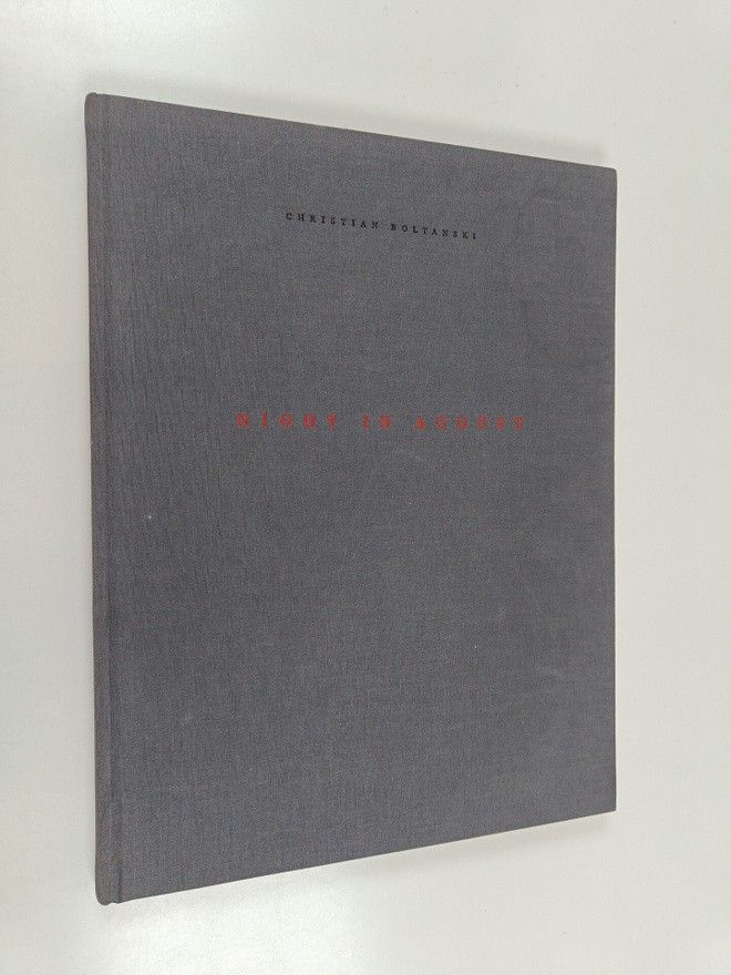 Christian Boltanski : Elokuun yö = Augustinatt = Night in...