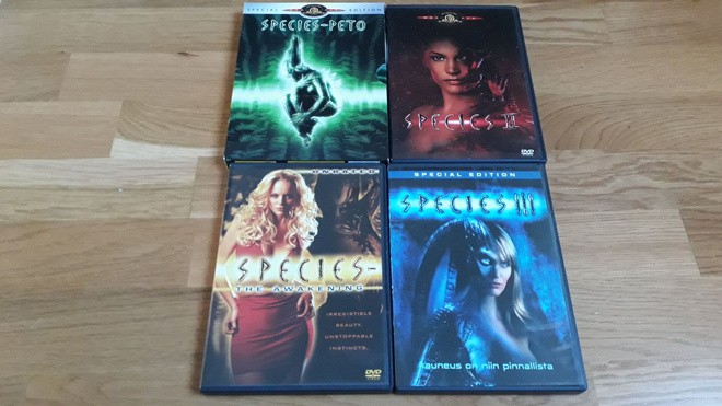 Peto - Species 1-4 DVD Koko sarja