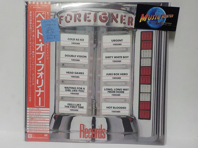FOREIGNER - RECORDS 1ST JAPAN PRESS -82 M-/M- LP