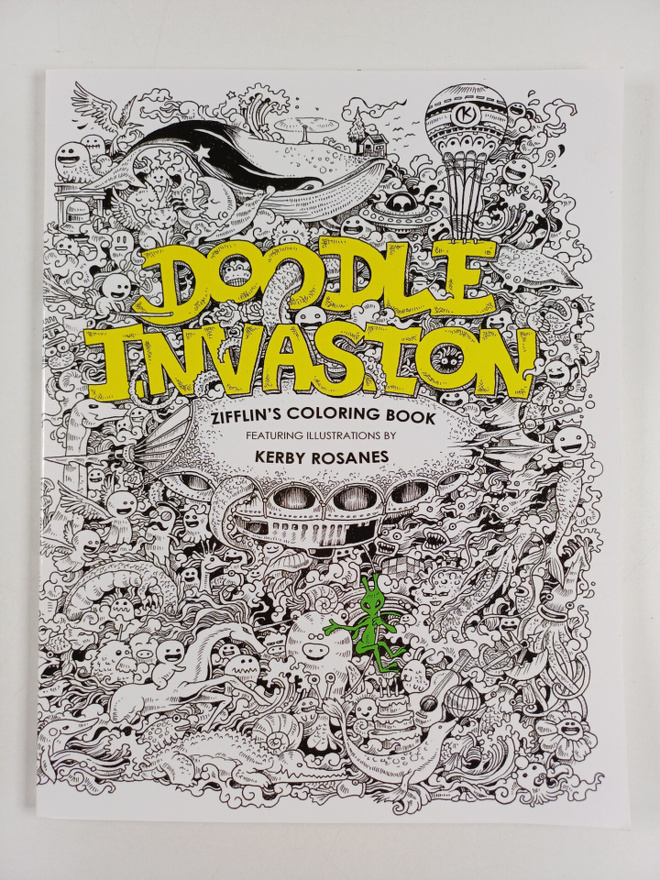 Zifflin : Doodle Invasion - Zifflin's Coloring Book