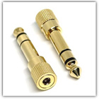 Kullattu adapteri 3.5mm Naaras - 6.5mm Uros #30756 - pikkukuva 3