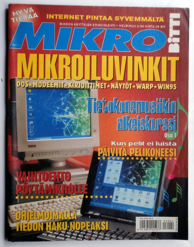 Mikro Bitti lehti 2/1996 - katso sisältö kuvista