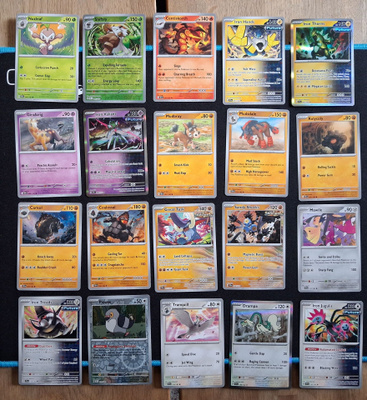 Pokemon kortit 20kpl (#178 Temporal Forces)