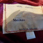 Kotimainen Meiker Lady vintage Nahkahame / Hame nahkaa 38 - pikkukuva 3