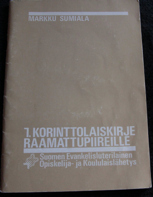 1. Korinttolaiskirje raamattupiireille, Sumiala Markku