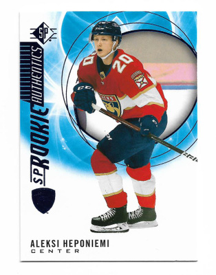 2020-21 SP Hockey Rookie Blue #121 Aleksi Heponiemi