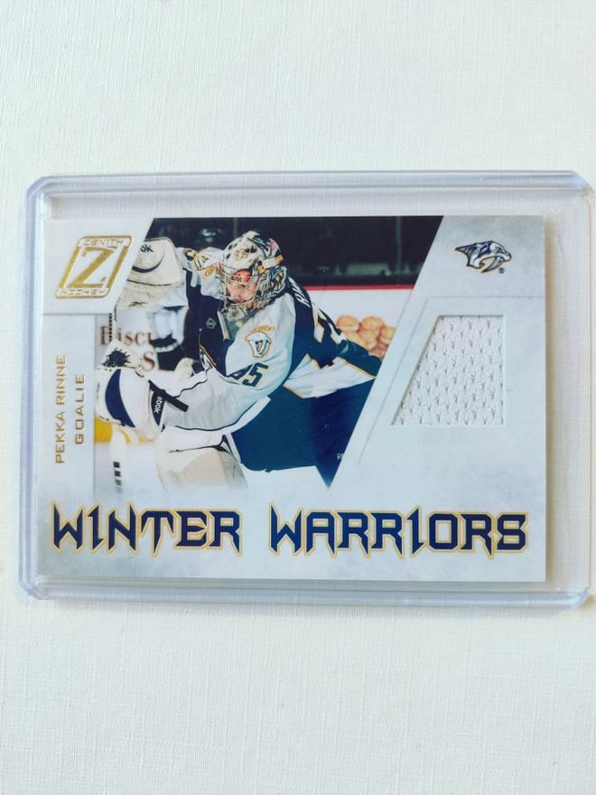 Pekka Rinne - 11-12 Zenith Winter Warriors Jersey