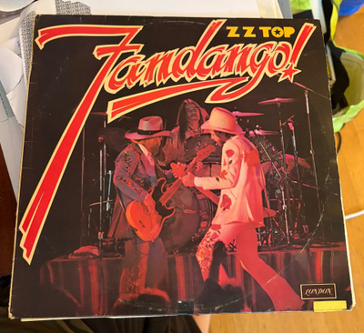 ZZ Top LP Fandango Dusty Hillin nimmarilla