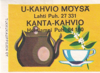 Lahti, U-Kahvio Möysä. Kanta-Kahvio,  s108
