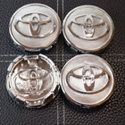 Toyota vannekeskiöt – Kromi – 56mm (4kpl sarja) - pikkukuva 1