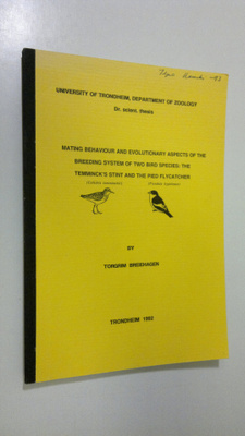Torgrim Breiehagen : Mating behaviour and evolutionary as...