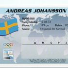 Keräilysarja 1994 Jääkiekko n:o 70 ANDREAS JOHANSSON - pikkukuva 2