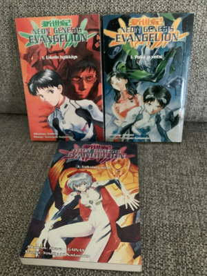 3 X NEON GENESIS EVANGELION (1,2,3)
