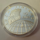Hopeakolikko—10 euroa—Olympialaiset 1952 2003 juhlaraha - pikkukuva 1
